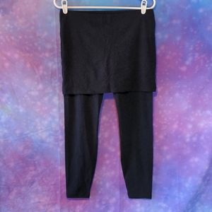 CAbi - Navy blue leggings with skirt #5179 small